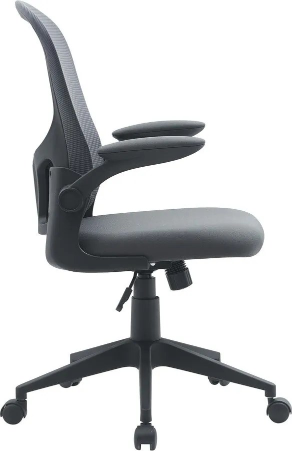 Szare tapicerowane krzesło biurowe Kempton – Yes Everyday