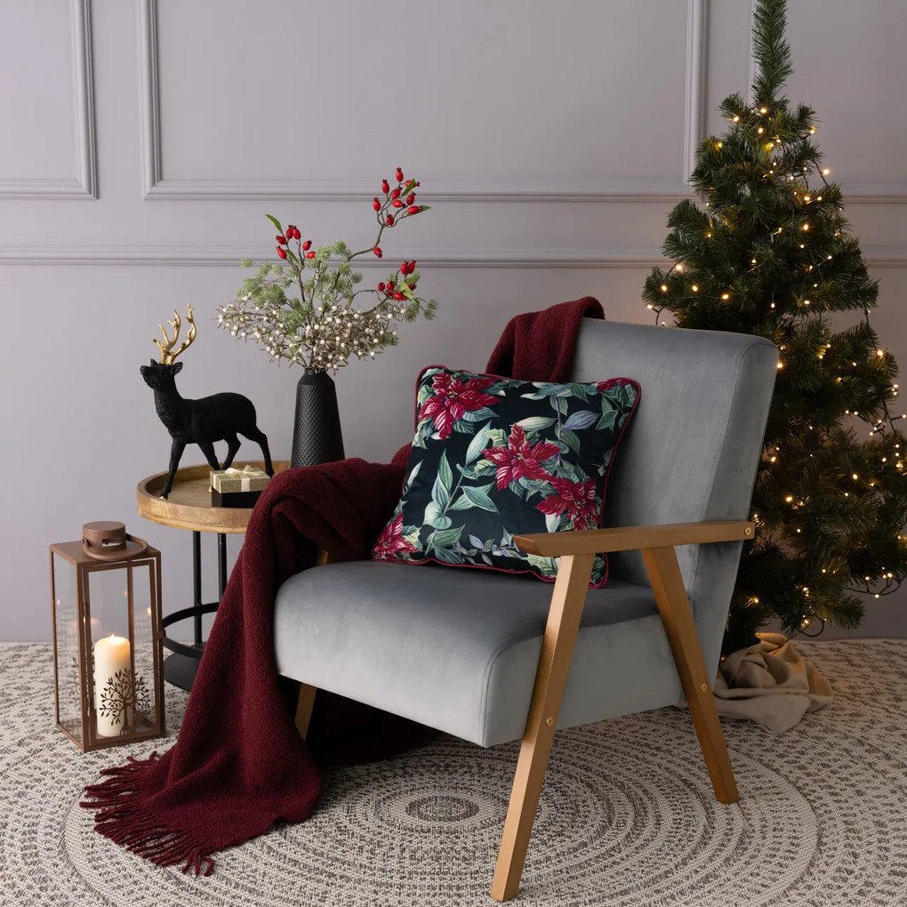 Poszewka na poduszkę Poinsettia Elegance 43x43 cm