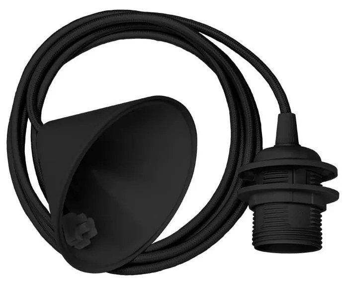Czarny kabel wiszący do lamp UMAGE Cord, dł. 210 cm