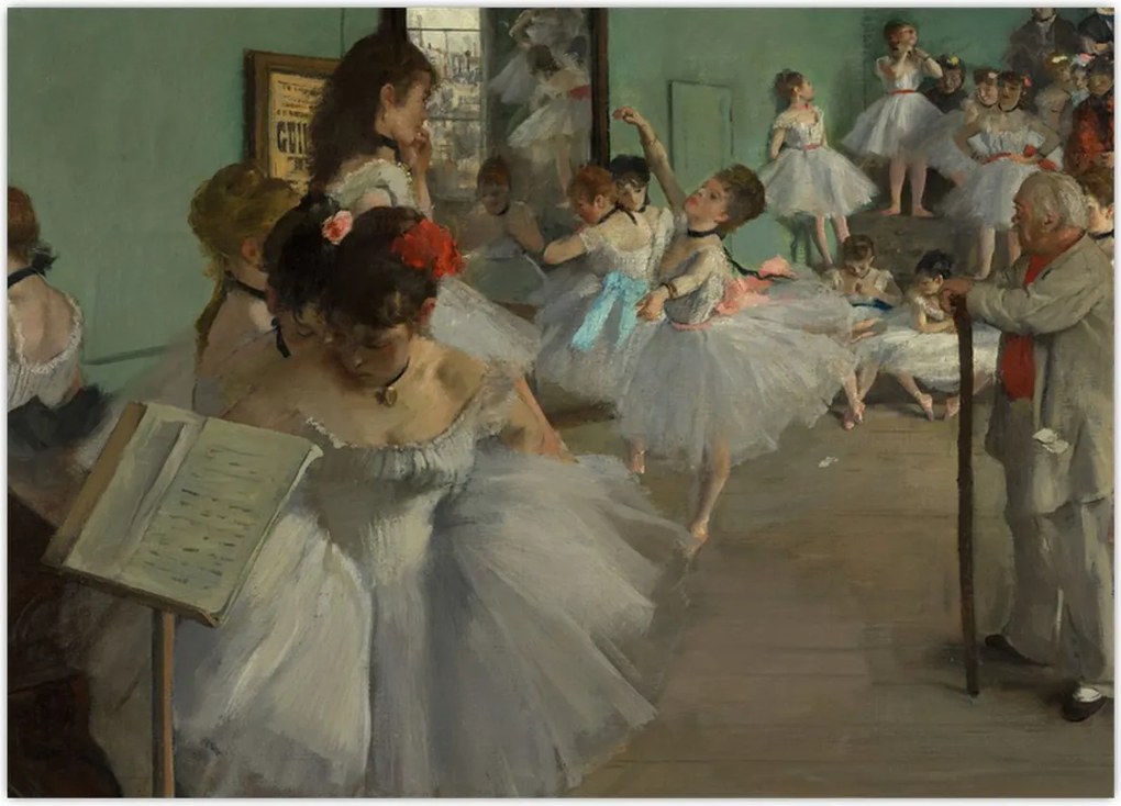 Obraz - Edgar Degas, The Dance Class, reprodukcje (70x50 cm)