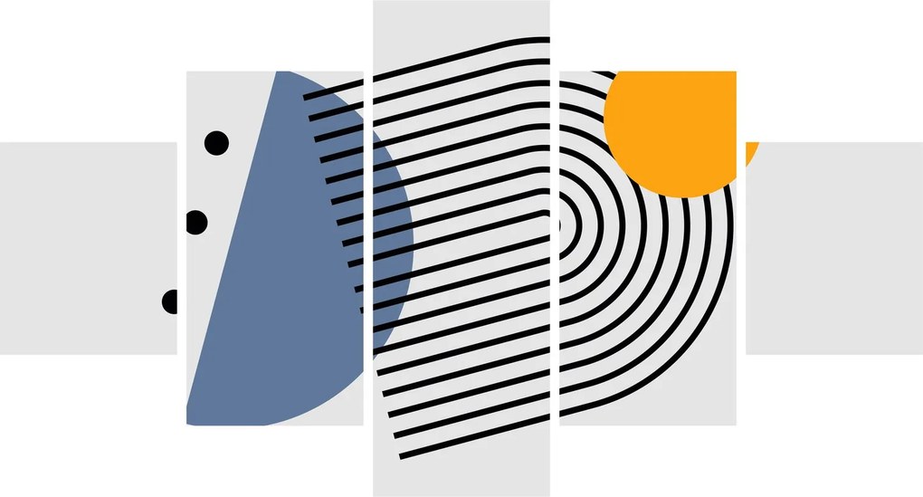 Obraz - Minimalistyczna abstrakcja N⁰2 (125x70 cm)