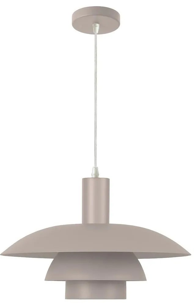 Lampa wisząca na lince FERRO 1xE27/15W/230V szara