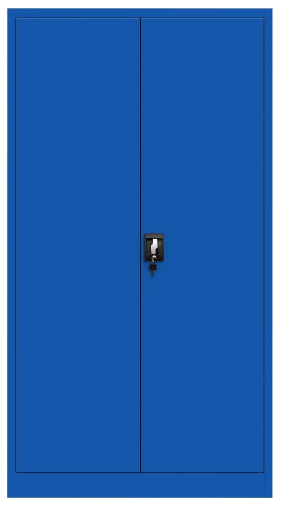 Warsztatowo-narzędziowa szafa metalowa SZYMON, 920 x 1850 x 500 mm, niebieska