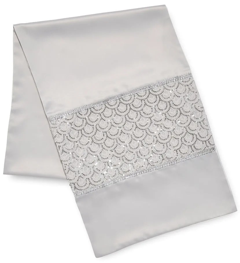 Bieżnik z mikrosatyny 33x180 cm Deco Sequin – Catherine Lansfield