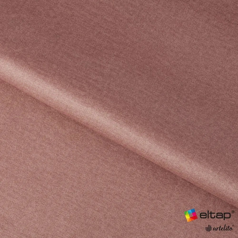 Różowe tapicerowane łóżko jednoosobowe ze schowkiem ze stelażem 90x200 cm Lamica – ELTAP