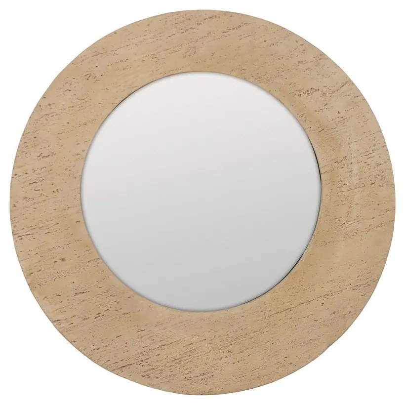 Lustro ścienne z kamienną ramą 80x80 cm Piedra – Ixia