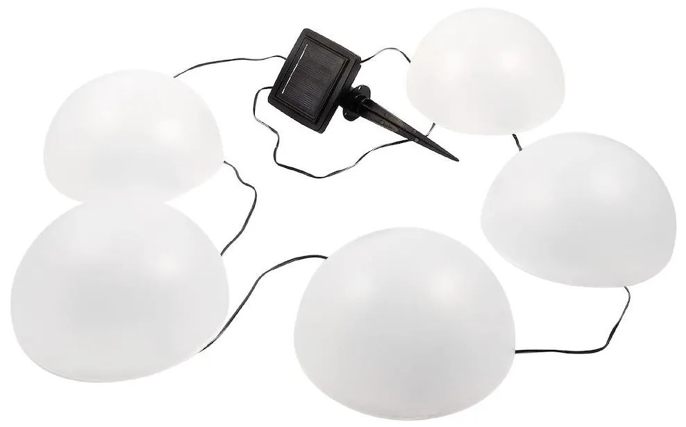 LED RGB Oświetlenie solarne HEMI LED/0,1W/1,2V 600 mAh IP44 biały