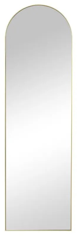 Lustro arkadowe stojące z metalu - szer. 50 x wys. 170 cm - Złoty - MAILEN