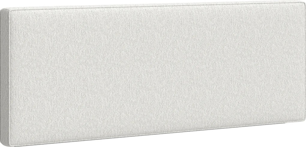 HOMCOM Zagłówek montowany na ścianie, pikowanie 160 x 10 x 60 cm, obicie z tkaniny, kremowy | Aosom PL
