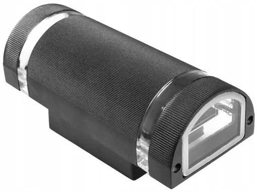 Lampa Elewacyjna Półokrągła FSBD014A Czarna