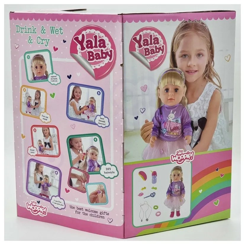 Woopie royal lalka interaktywna zosia w czapce 43 cm + akc.