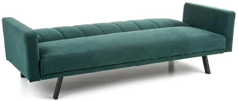 Ciemnozielona rozkładana sofa TROMSO