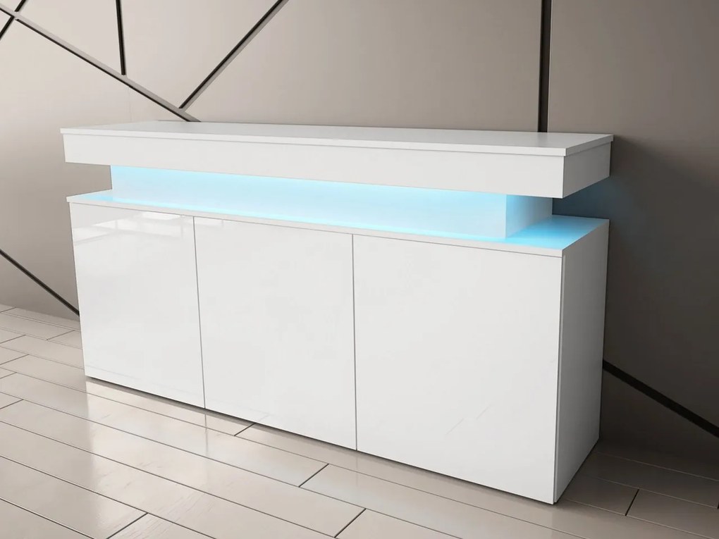 Komoda Lestirola 3D 160 z oświetleniem LED