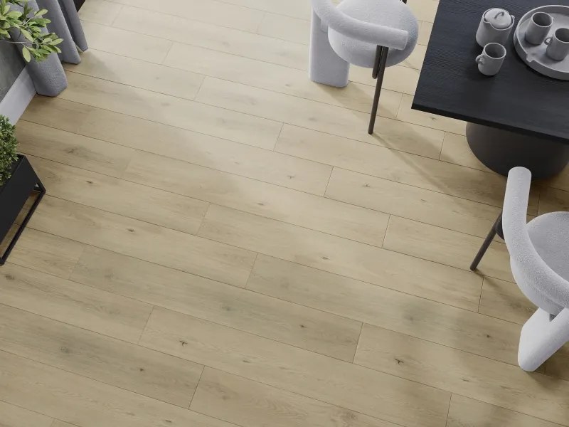 Mexen Calera próbka paneli winylowych SPC 6,5 mm, podkład IXPE 1,5 mm, 4 V-Fuga, Dąb - F1020-S