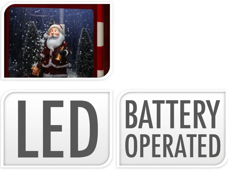 Skrzynka na listy do Mikołaja, z muzyką