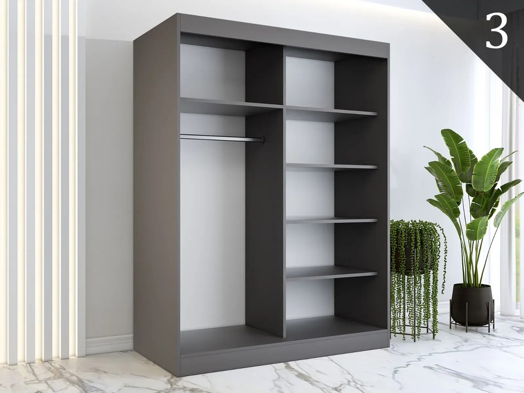 Korpus szafy MODUO COMFORT 150 antracyt MKPOL