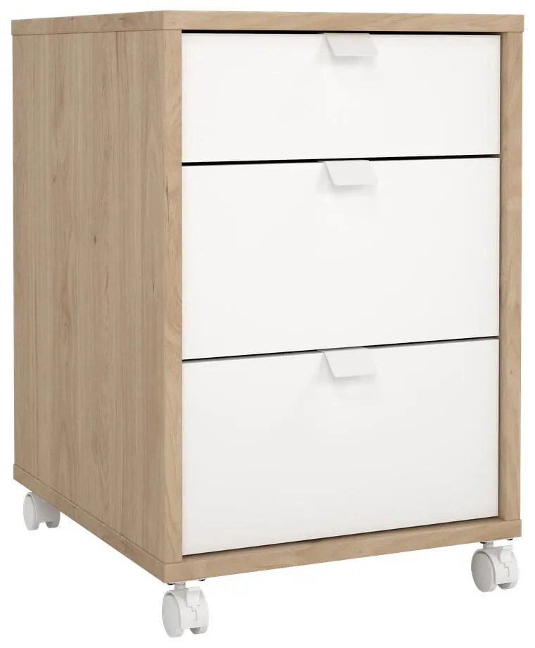 Biało-naturalna szafka w dekorze dębu 41x61 cm Sign – Tvilum