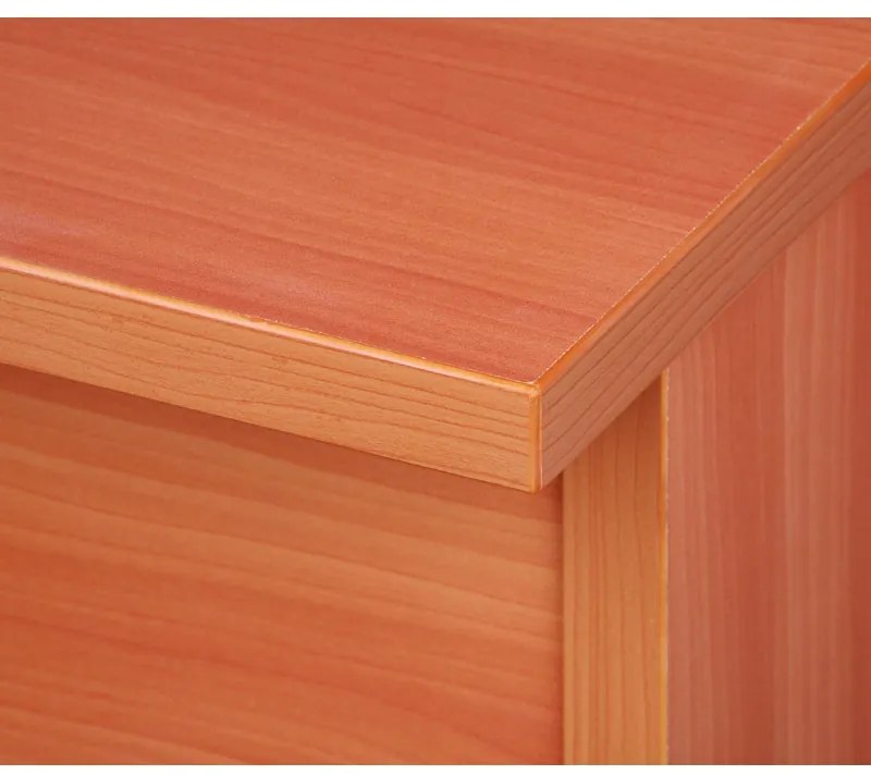 Szafka pod biurko na kółkach MIRELLI, 400 x 480 x 650 mm, czereśnia
