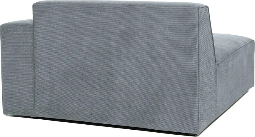 Szary sztruksowy moduł sofy (prawostronny) Sting – Scandic