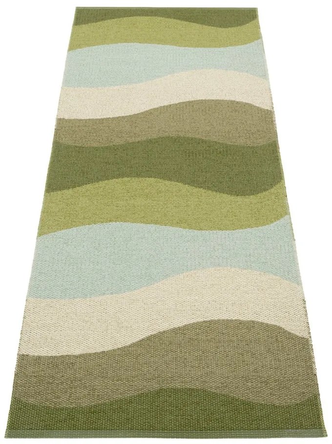 Zielony chodnik odpowiedni na zewnątrz 70x200 cm Urvi Woods – Pappelina
