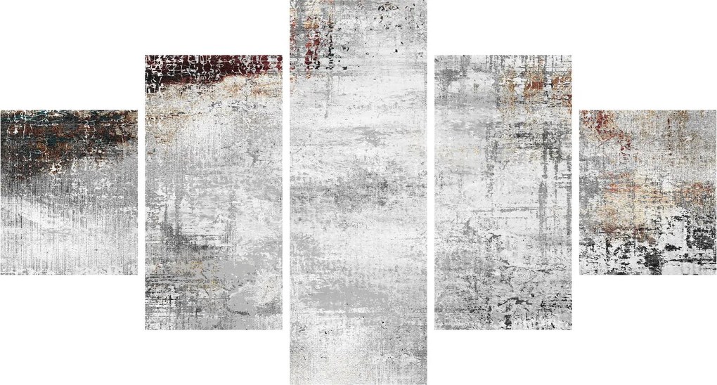 Obraz - Abstrakcyjne teksturowane płótno (125x70 cm)