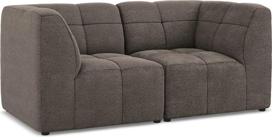 Brązowa sofa z materiału bouclé 180 cm Aloha – Makamii