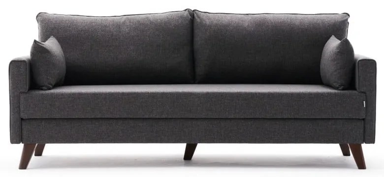 Antracytowa rozkładana sofa 208 cm Bella – Balcab Home