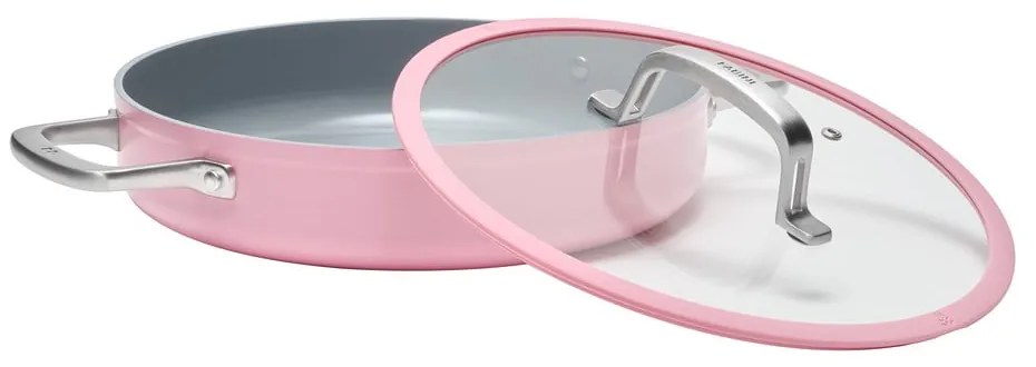 Patelnia z pokrywką/z powłoką ceramiczną ø 28 cm tegame Meda 3.0 – FABINI