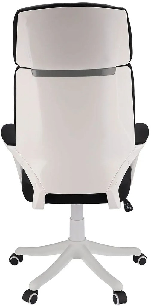 Czarny fotel dziecięcy młodzieżowy do biurka D5-A01