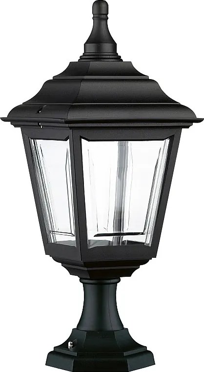 Lampa zewn?trzna CLIC CLAC 4 w stylu klasycznym - wysoko?? 43cm x szeroko?? 20,5 cm - E27 42W - poliamid - ip44 - czarny