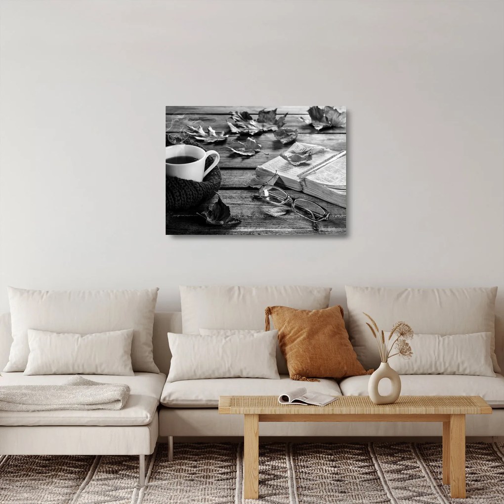 Obraz na szkle - Spokojny jesienny dzień (70x50 cm)