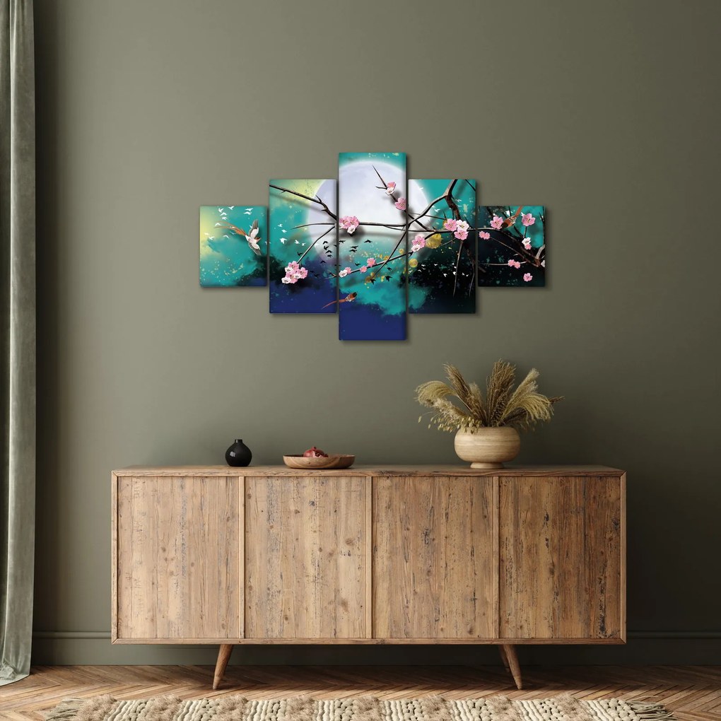 Obraz - Drzewo, grafika (125x70 cm)