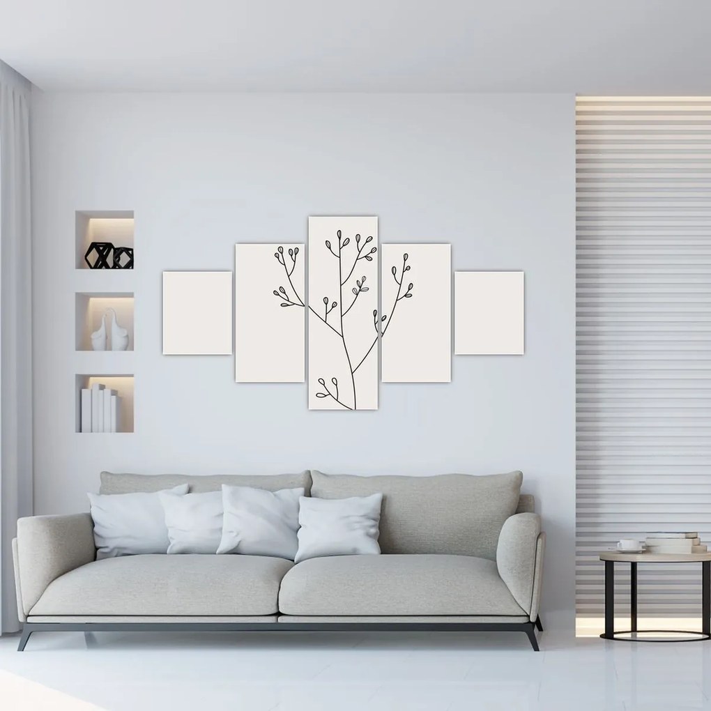 Obraz - Kwiat łąkowy N⁰3 (125x70 cm)