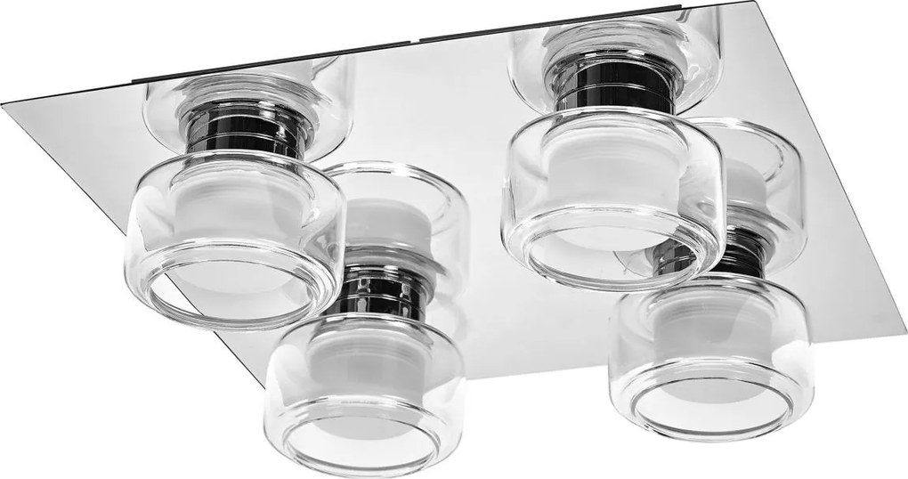 Osram - LED lampa sufitowa do łazienki ORBIS FLAME 4xLED/5,5W/230V IP44 chrom