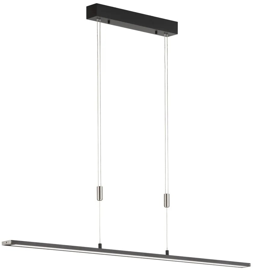 Czarna lampa wisząca LED ze ściemniaczem Metz TW – Fischer & Honsel