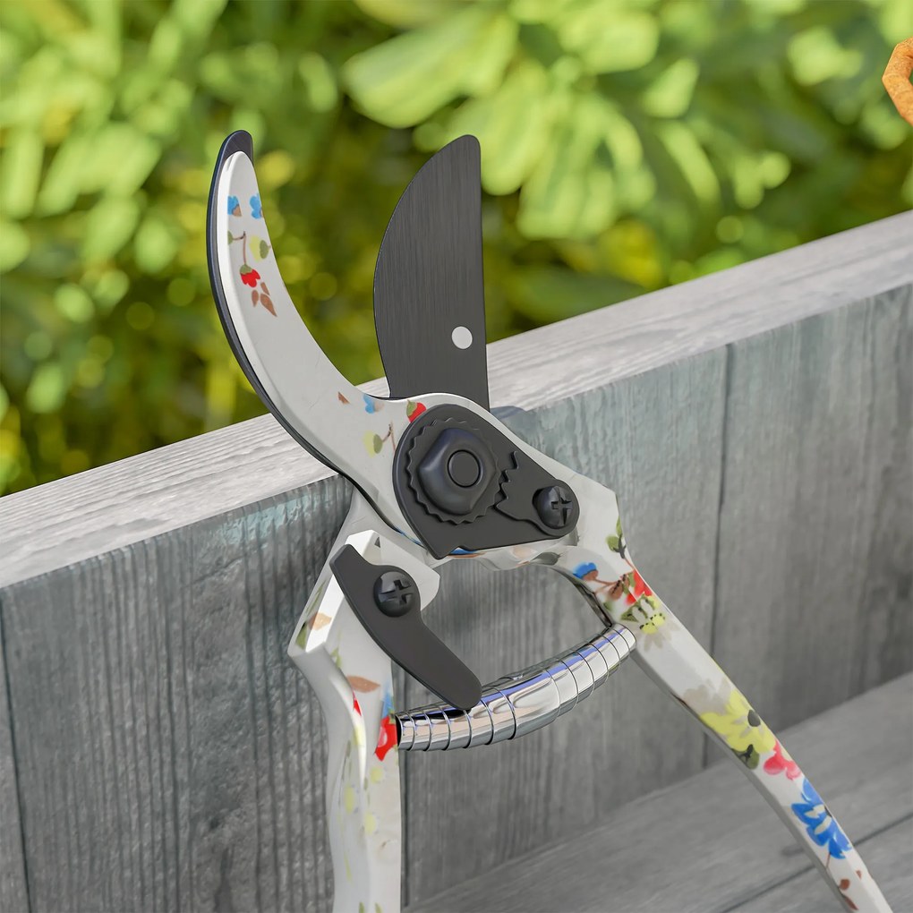 Outsunny Zestaw narzędzi ogrodowych 3 częściowy z metalowymi narzędziami, łopatą, ręcznymi grabami i nożycami do roślin