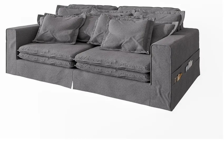 Szara sofa 236 cm Nora – Ropez