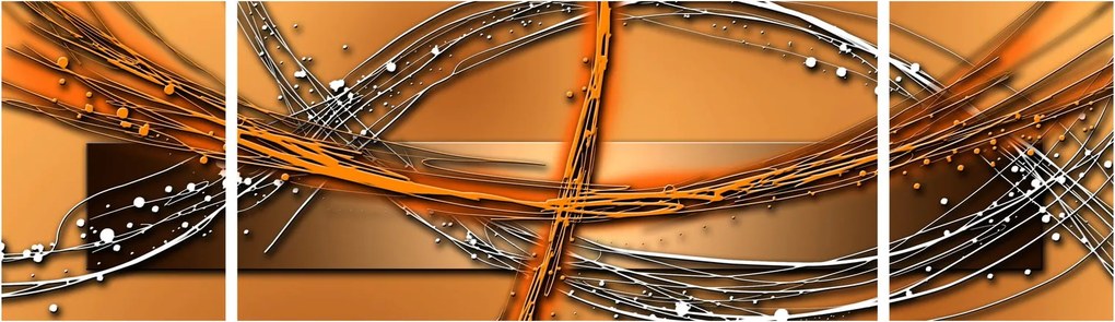 Abstrakcyjny obraz (170x50 cm)