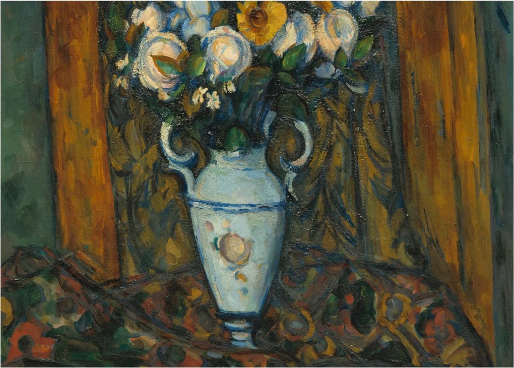 Obraz - Paul Cézanne, Vase of Flowers, reprodukcje (70x50 cm)