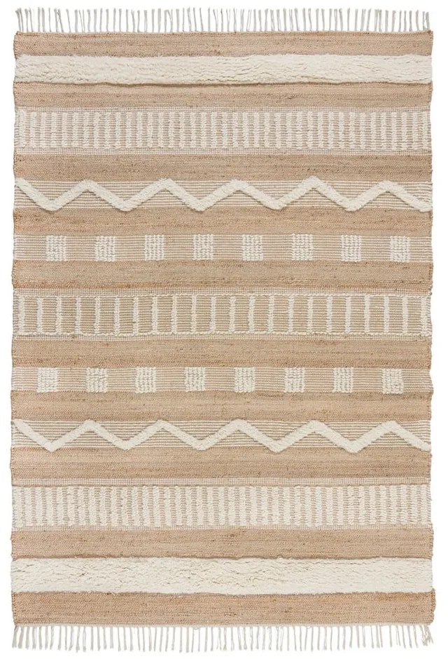 Beżowy dywan z juty Flair Rugs Medina, 160x230 cm