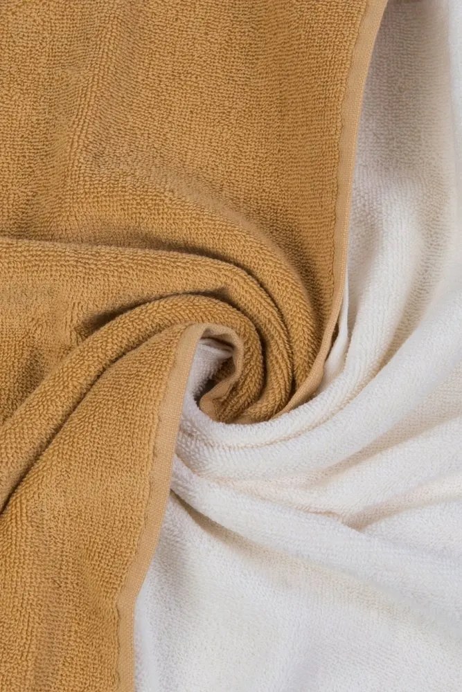 Ręczniki kuchenne CAFE, 2 szt Kremowy / Mustard Zestaw (2szt., 40x60 cm)