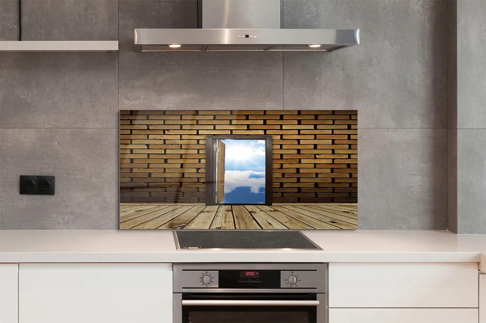 Panel Szklany Trójwymiarowe Drzwi do Nieba