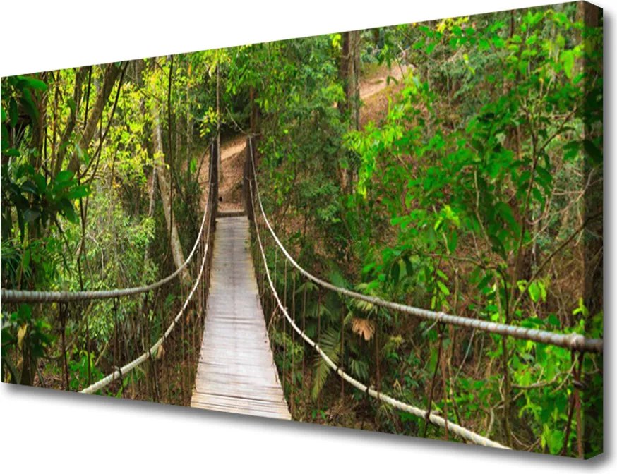 Obraz canvas Most w Sercu Dżungli