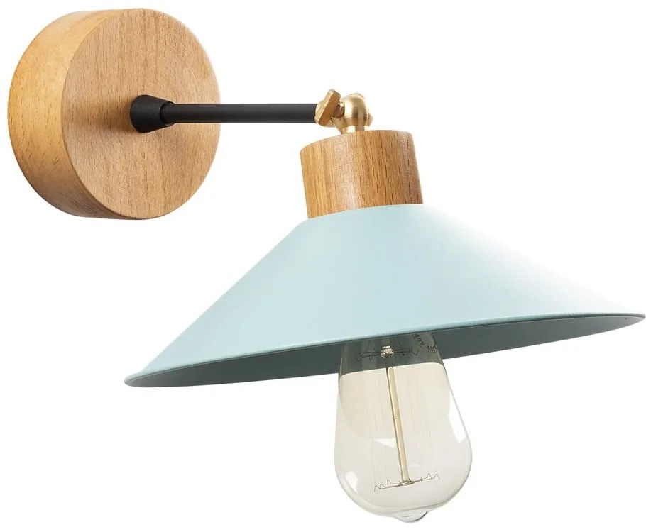 Turkusowo-naturalny kinkiet ø 24 cm Manavgat – Opviq lights