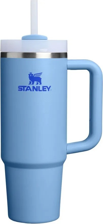 Niebieski termos ze stali nierdzewnej ze słomką 890 ml Quencher H2.O FlowState™ Tumbler Blue Sky – Stanley