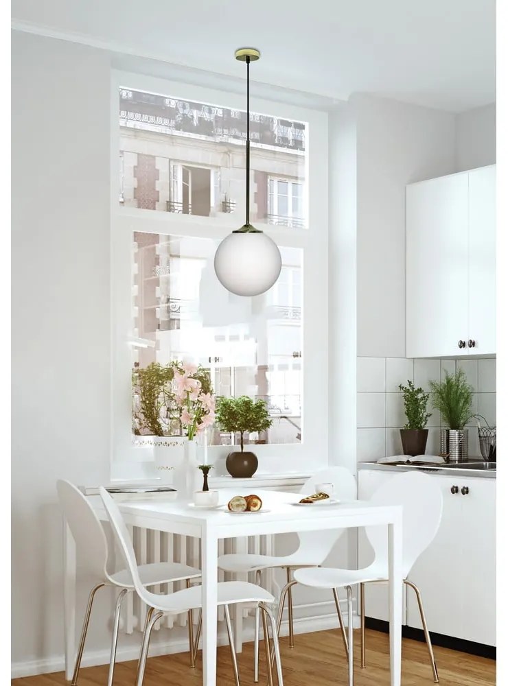 Lampa wisząca ze szklanym kloszem ø 20 cm Glasgow – Candellux Lighting