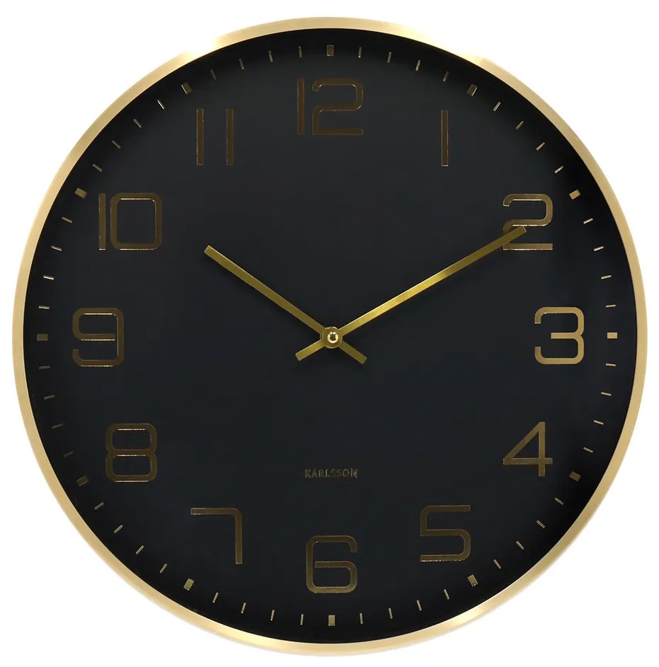 Zegar ścienny ELEGANCE GLOW, Ø 40 cm
