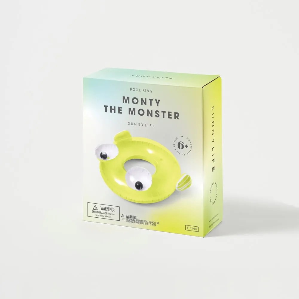 Koło dmuchane Sunnylife Monty the Monster, ø 110 cm