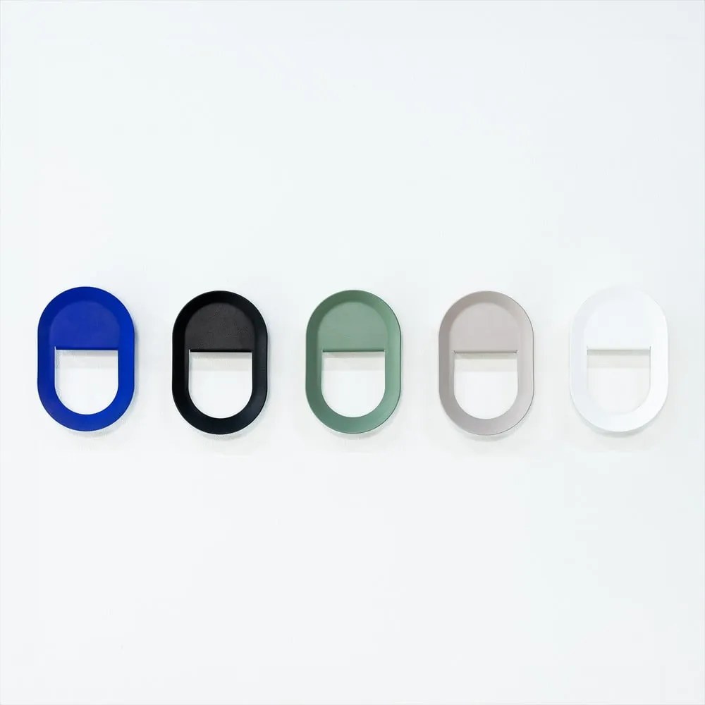 Szarozielony ścienny stalowy haczyk Coucou – Spinder Design