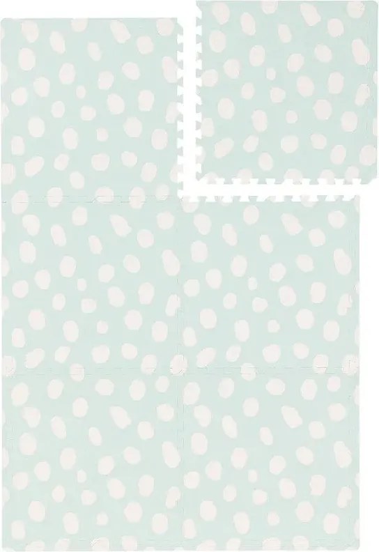 Miętowa mata podłogowa dla dzieci Savannah